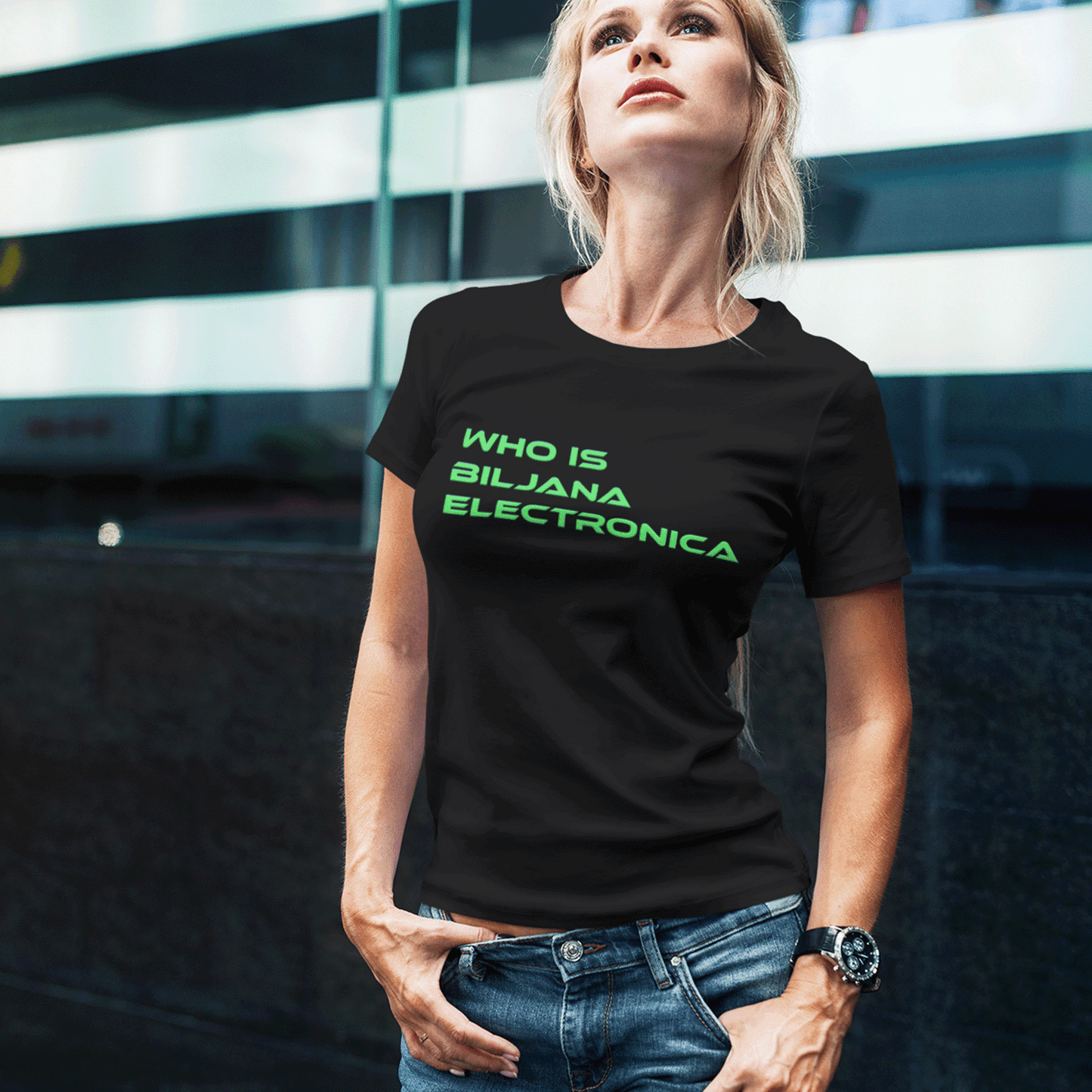 WHO IS BILJANA ELECTRONICA - T SHIRT