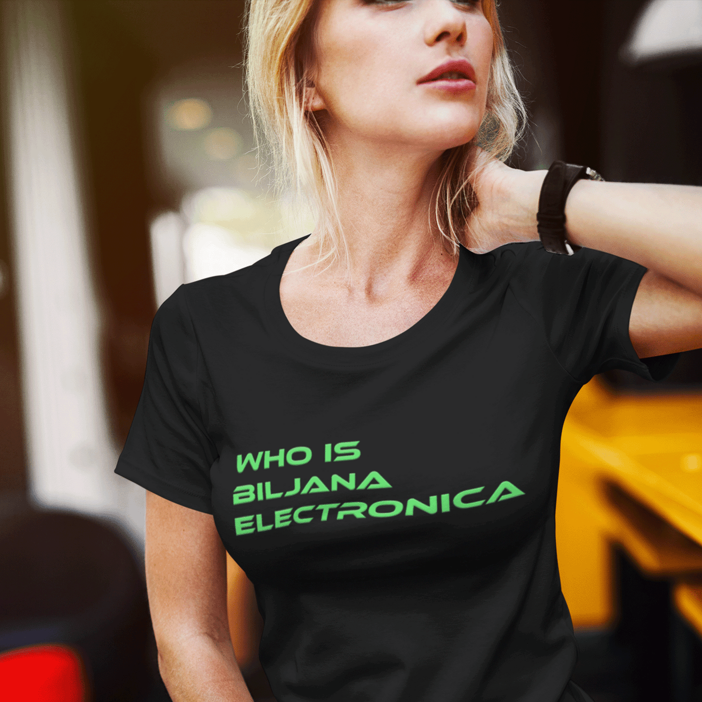 WHO IS BILJANA ELECTRONICA - T SHIRT