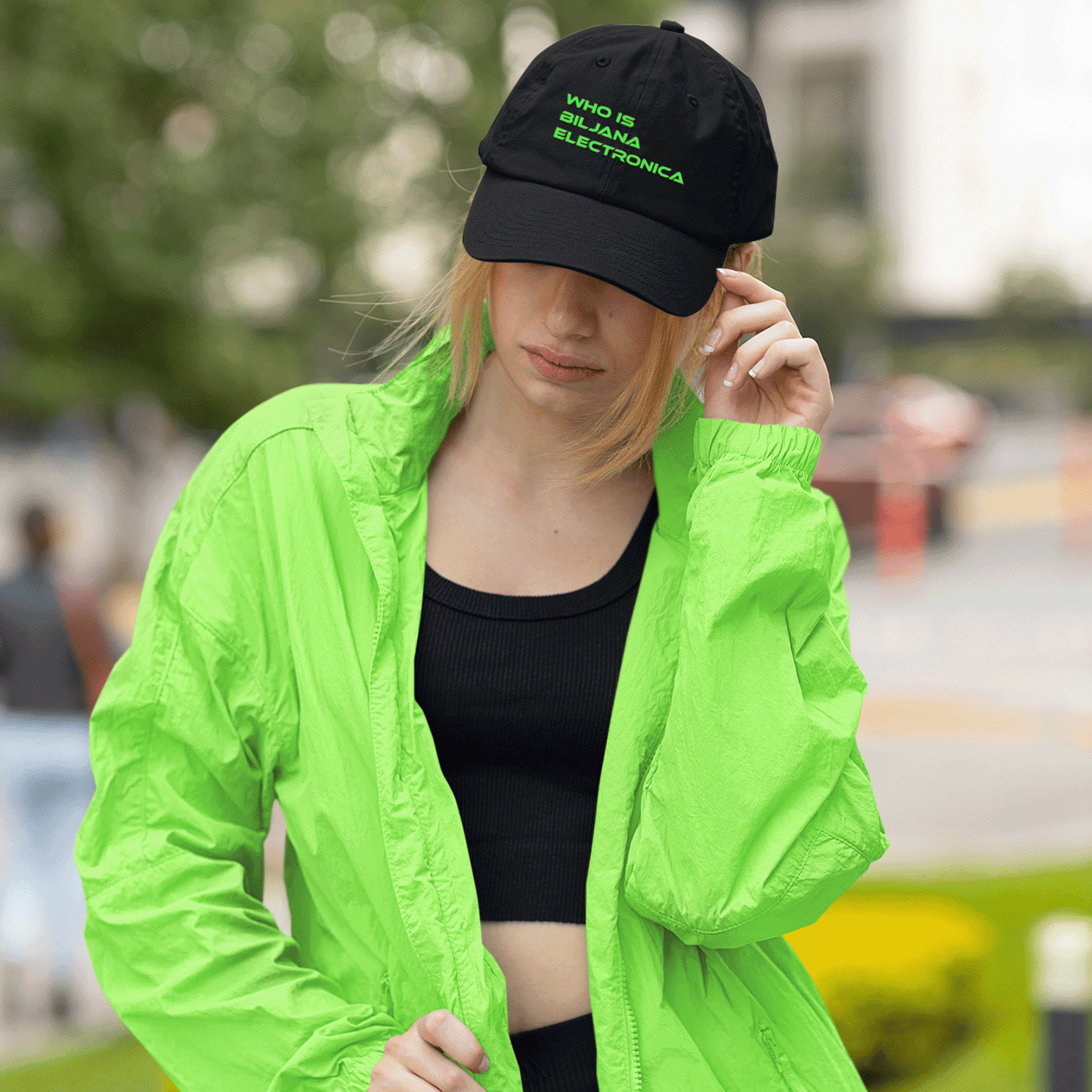 WHO IS BILJANA ELECTRONICA - BASEBALL CAP