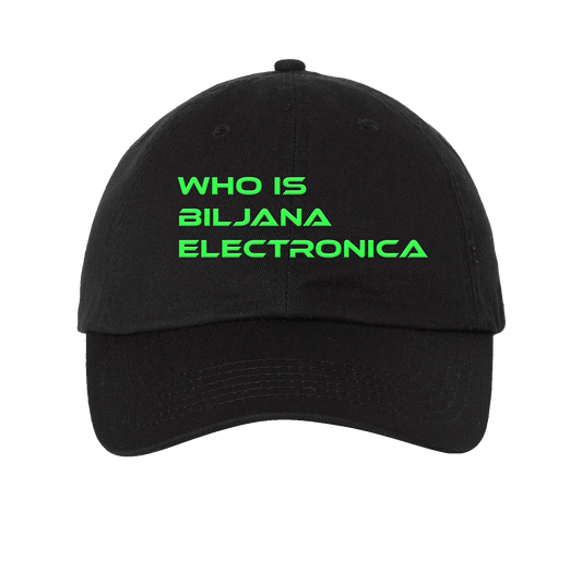 WHO IS BILJANA ELECTRONICA - BASEBALL CAP